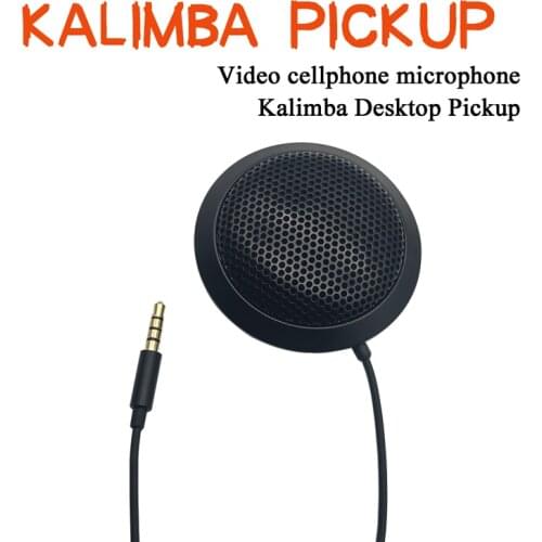 Live Performance Kalimba Recording Microphone 3.5mm Connect mobile phone Desktop Pickup Piano Video Sound Mike