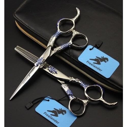 6INCH Professional Hairdressing Scissors Hair Cutting and Thinning Scissors Barber Shears with diamond