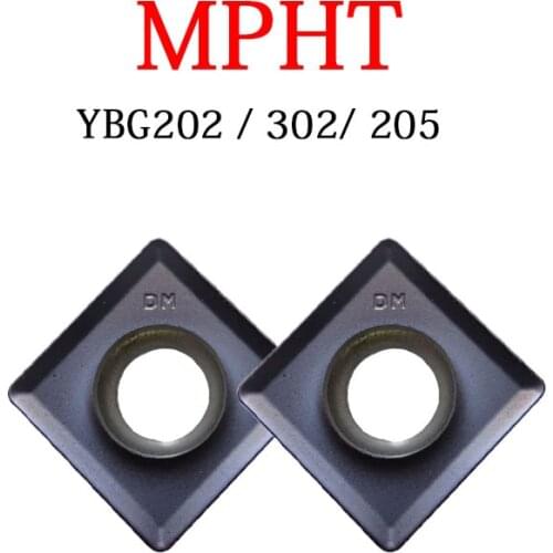 MPHT Original Inserts MPHT060304-DM MPHT080305-DM MPHT120408-DM YBG205 YBG302 YBG202 Turning Lathe Cutter Tool CNC Machine