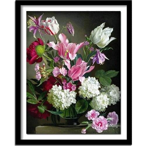 Full Square/Round Diamond painting Cross stitch diamond embroidery Beautiful Lily diamond crafts diamond flower paint art