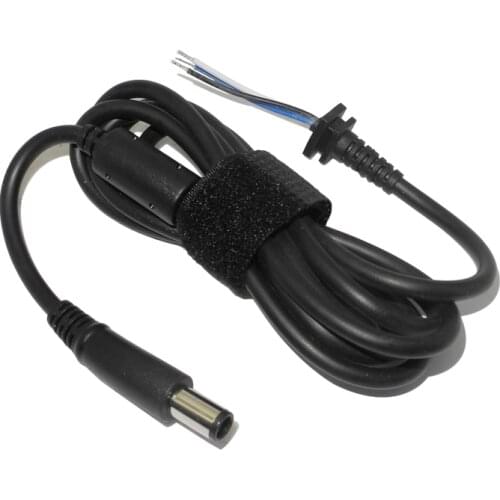 DC Tip 7.4x5.0mm Power Plug Socket Connector with Cord/Cable for Dell Laptop Adapter Charger 19.5V 3.34A 4.62A 1.5m