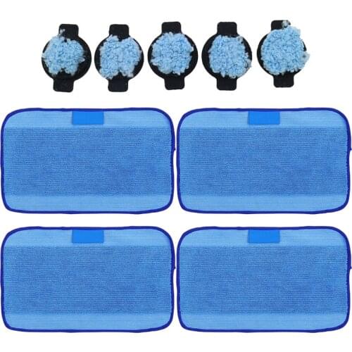 Wet Dry Mop pad Cloth Water Wick Cap for IRobot Braava 320 380 381 380T 390 390T Mint 4200 4205 5200C vacuum cleaner parts