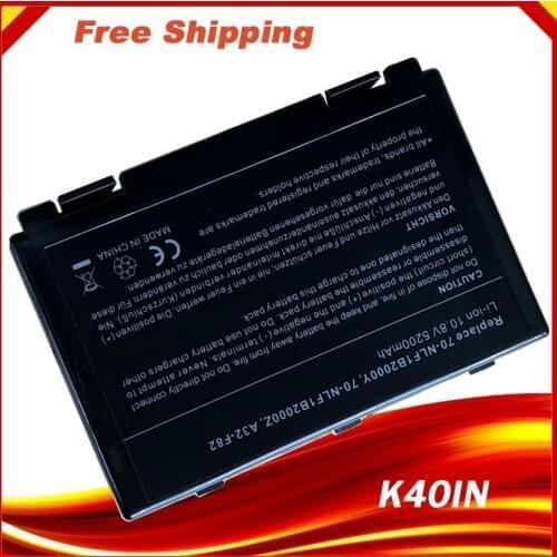 [Special Price] New 6 Cell 5200mAh Battery for ASUS K40IN K50IJ K50IN K40 K50 X5D X5J A32F82 A32F52
