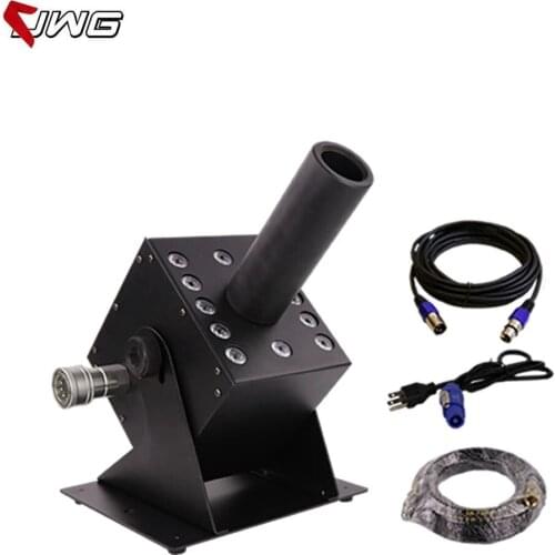 Free Shipping 12X3W 3IN1 Led CO2 Jet Machine Led Special Effect Co2 Cannon Cryo Jet DJ Equipment Multi Angle DMX512 7 Channels
