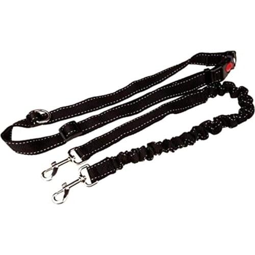 Hands Free Running Dog Lead, Adjustable Waist Belt Perfect for Jogging Hiking Walking, Dog Lead Leash Bungee Harness for Running