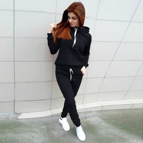 Drawstring Hoodie Comfortable Large Hoodie Street Long Sleeve Sweatshirt Two Piece Pants