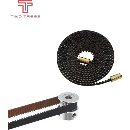 3D Printer Parts Black Rubber GT2-6mm Open Timing Belt X Axis 765mm+Y Axis 720mm Length Belt Replacement For Ender 3 Printer