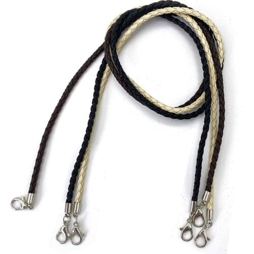 55cm Glassess Chain PU Mask Hanging Rope Women Men Traceless Ear Hanging Rope Two Hooks Mask Lanyard Holder Eyewear Accessories