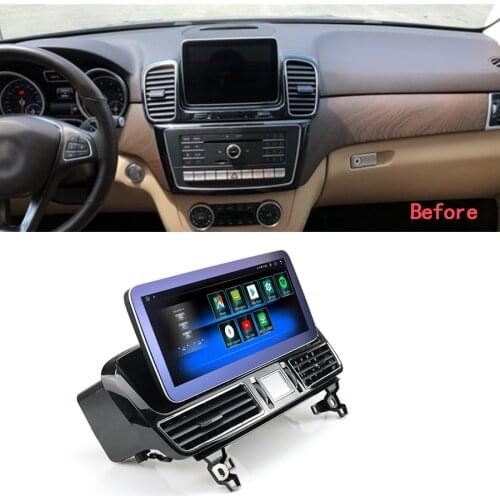 Car Multimedia Radio GPS Navigation For Benz GLE 450 500 250 350 W166 Android 10.0 Screen Stereo 2017 Built In 4G Lte Navigator