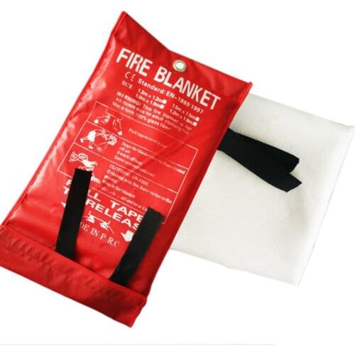 Sealed Fire Blanket Home Safety Fighting Fire Extinguishers Tent Boat Emergency Survival Fire Shelter Safety Cover