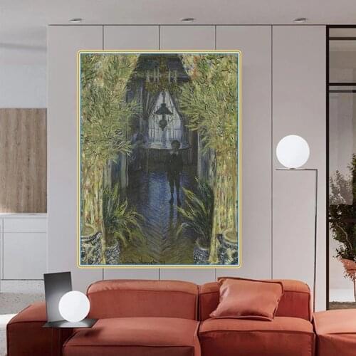 Canvas Oil Painting Claude Monet"Corner Of A Flat At Argenteuil"Wall Aesthetic Western Art Decor Poster Home Room Decoration