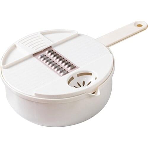 Multifunctional Stainless Steel Vegetable Cutter For Shredded Carrots And Potatoes Hidden Storage Slot