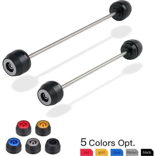 Motorcycle Front Rear Axle Sliders For SUZUKI GSX-R1000 GSX R1000 GSX-R1000R GSX R1000R 2017 2018 2019 Aluminum Delrin Protector