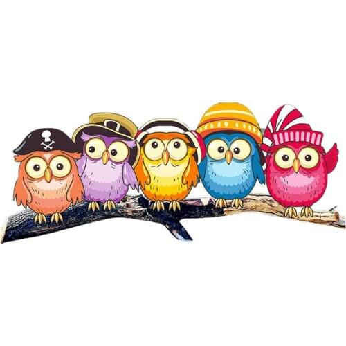 Car Rear Windshield Sticker Cute Owl Rear Wiper Sticker Removable For Vehicle Rear Wipers Easter Car Styling Decoration