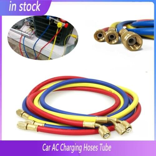 NEW Car AC Charging Hoses Tube For R134a R12 R22 R404 R502 Air Conditioning Refrigerant Tube 300-600 A20 1/4" Thread Hose