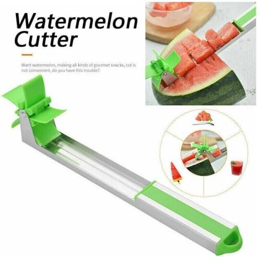 Watermelon Slicer Cutter Tongs Stainless Steel Watermelon Cutter Kitchen Gadgets Salad Fruit Slicer Cutter Tool Watermelon Cut