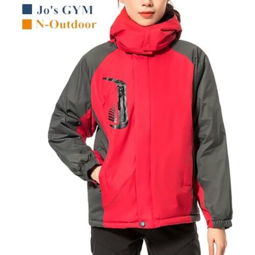 Waterproof Hiking Jacket Women Men Outdoor Sports Camping Trekking Coats Windbreaker Climbing Fleece Autumn Winter Warm Jackets