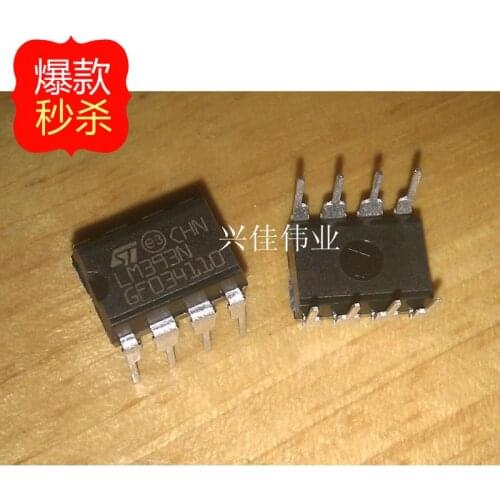 10PCS New original authentic LM393 LM393N LM393P ST DIP-8 Voltage Dual Comparator