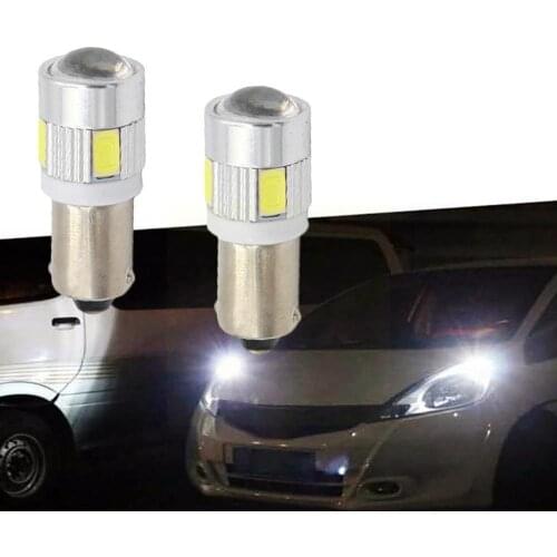 High Quality 2PCS White light car LED instrument light light car reading car BA9S 5630 LED light car led 6SMD light I8P3