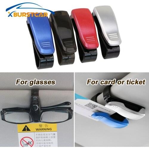 ABS Auto Glasses Sunglasses Clip Car Accessories for Toyota C-hr Chr Alphard Tundra PRADO 4Runner Avensis Aygo REIZ Accessories