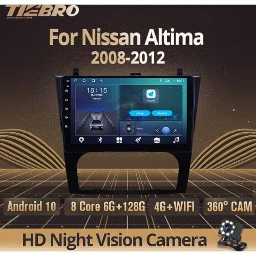 2DIN Android 10 Car Radio For Nissan Teana Altima 2008-2012 GPS Auto Radio Navigation Stereo Receiver DSP Car Multimedia Player