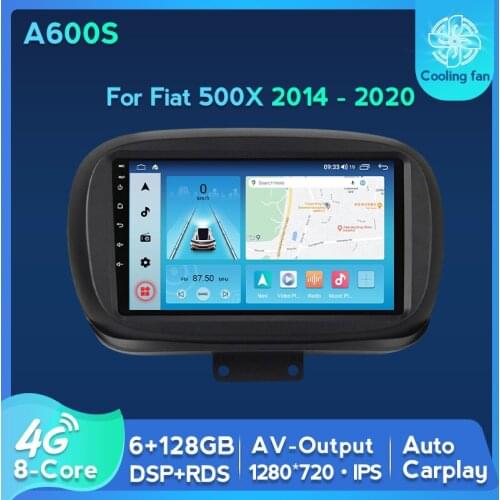 Android Auto GPS Navigation Car Multimedia FM AM Radio Player 2din 4G LTE For Fiat 500X 2014 2015 2016 2017 2018 2019 2020