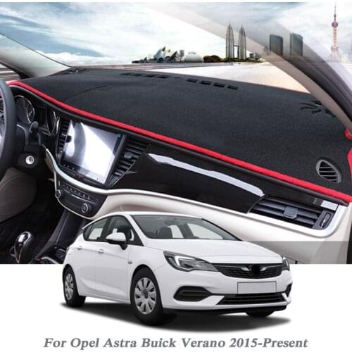 Car Styling Dashboard Protective Mat Shade Cushion Pad Rose Carpet For Opel Astra Buick Verano 2015-Present RHD&LHD Accessory