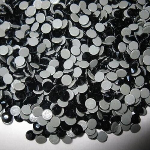 Free shipping !!! hot fix AAAAA dmc stones ss16 in jet clear for spike banding 7200 pcs per pack evening dresses cases