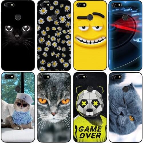 For LENOVO A5 L18011 Case Rose Wolf Cute Patterned Cover Soft Silicon Phone Case for Lenovo A5 L18011 Top Quality