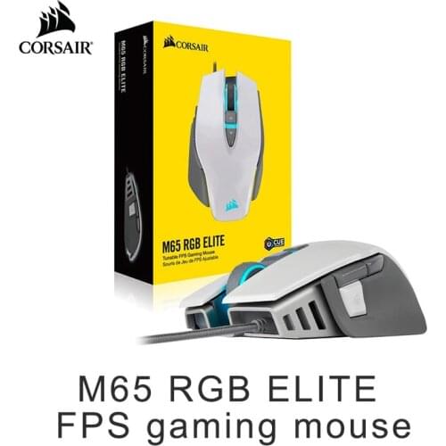 CORSAIR M65 RGB ELITE Tunable FPS Gaming Mouse, Backlit LED, 18000 DPI, Optical (CN version)