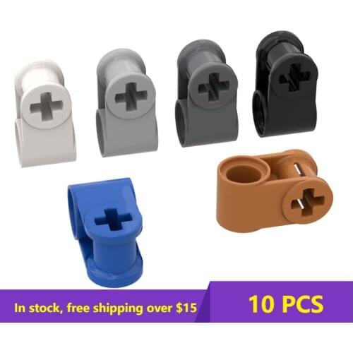 10PCS Bricks 6536 1x2 Cross Shaft DIY Assembles and bolt connector Building Blocks Bulk Model City Classic Brand Kids DIY Toys