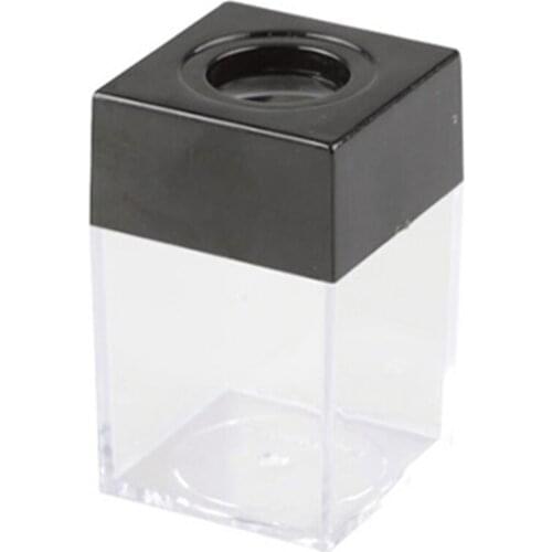 Multipurpose Paper Clip Pin Dispenser Ideal for Metal Pins Thumbtacks Paper Clips Magnetic Widen Opening Top for Office