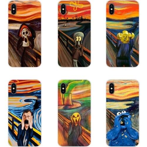 Soft Transparent Shell Covers For Huawei Y5 Y6 Y7 Y9 Prime Pro GR3 GR5 2017 2018 2019 Y3II Y5II Y6II Edvard Munch The Scream Art