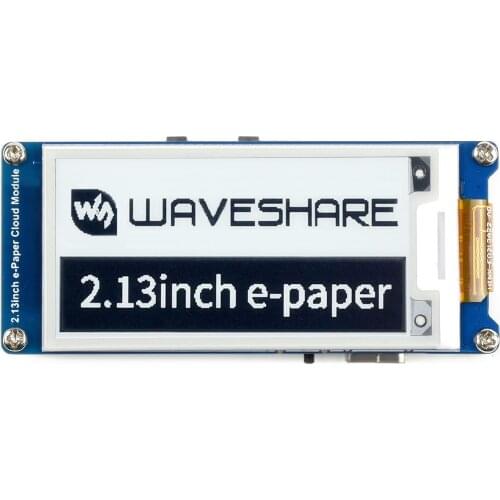 2.13inch e-Paper Cloud Module,WiFi E-Paper E-Ink Display,250×122,WiFi 2.4GHz, bluetooth 4.2,Ideal for price tags, shelf labels