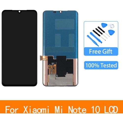 6.47" Original LCD Screen For Xiaomi Note10 Lcd Display Touch Screen Digitizer Assembly Parts For Xiaomi Note 10 Pro Lcd Screen