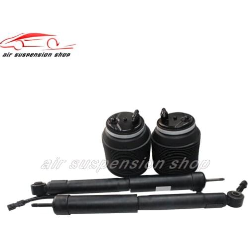 Pair Air Suspension Shock Air Strut w/ Air Spring Bags for Toyota Land Cruiser Prado 120 2002-2007 GX470 48080-35011 48530-69485