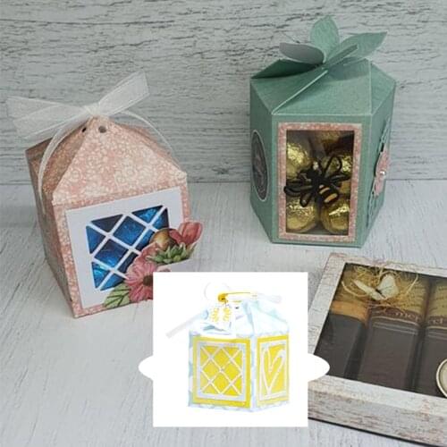 Gift Box Combination 2021 New Metal Cutting Dies Stencils for DIY Scrapbooking Photo Album Decorative Embossing DIY Paper Cards