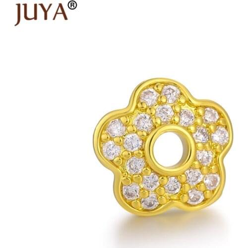 8mm/10mm/12mm Flower Bead Caps For Jewelry Making DIY Beads Jewelry Findings gold rose gold black color 1 piece sale