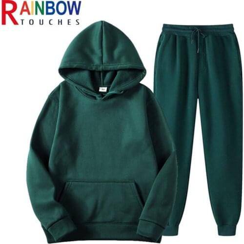 Rainbow Touches Autumn Hot Style Blank Hoodie Unisex Sweatsuit