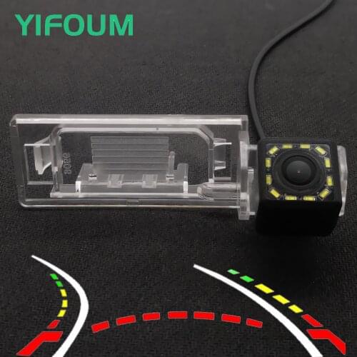 YIFOUM HD Dynamic Trajectory Tracks Car Rear View Backup Camera For Audi A1 A4 B8 A5 S5 Q5 TT RS TTS MK2 For Skoda Superb Yeti