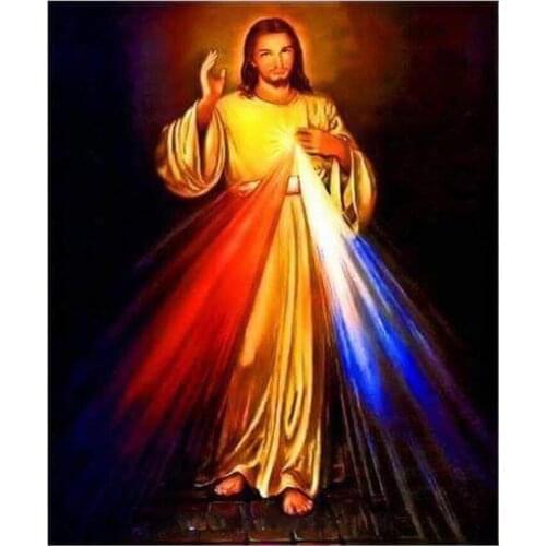 Full Diamond Art Jesus Icon Mosaic Embroidery Painting Large Size Stones Drawing Picture Wall Decor Handcraft Gift New Arrival