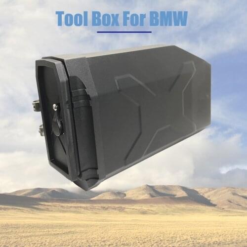 For BMW R1200GS R1200 R 1200 GS Adventure LC R1250GS ADV GSA Decorative Plastic Box Toolbox 5 Liters Tool Box Left Side Bracket