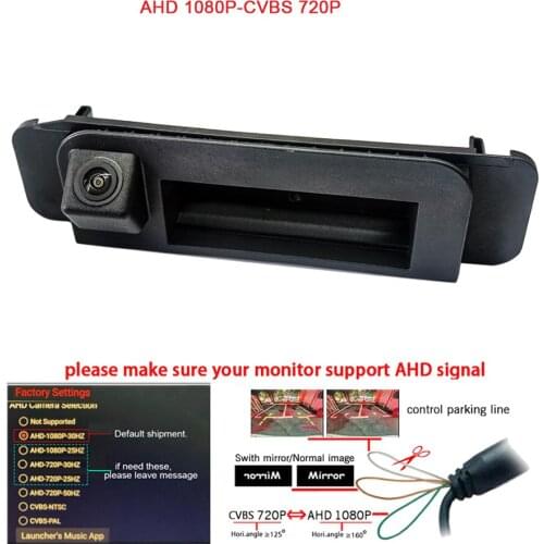 180deg CCD car rear view backup camera for Mercedes-Benz C class 2015 W205 CLA W117 GLA trunk switch camera Dynamic trajectory