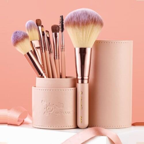 Makeup Brush Tool Set Cosmetic Powder Eye Shadow Foundation Blush Blending Beauty Make Up Brush with Makeup Brush Holders
