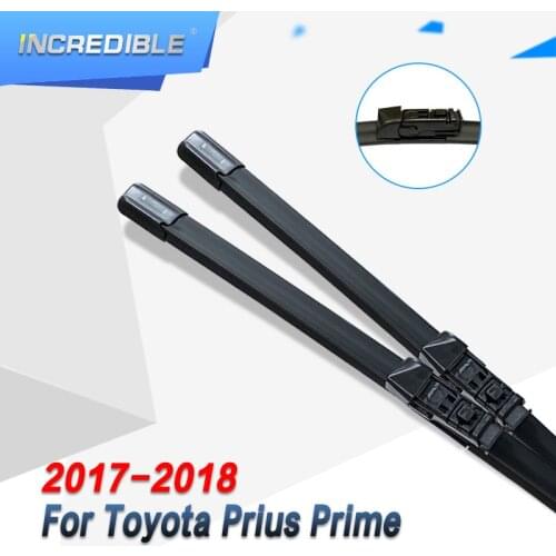INCREDIBLE Windscreen Hybrid Wiper Blades for Toyota Prius Prime Fit push button Arms