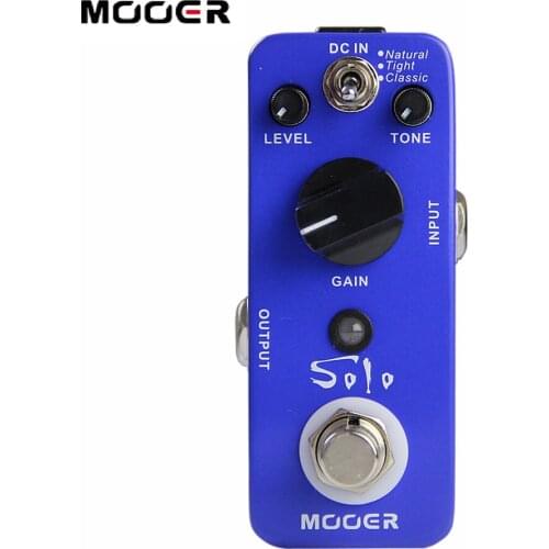 NEW Effect Pedal MOOER Solo Distortion Pedal Full metal shell True bypass
