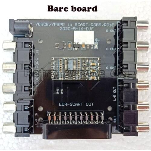 2020 New European standard converter Adjustable converting board connect to any JAMMA /YCBCR/YPBPR to RGBS/SCART