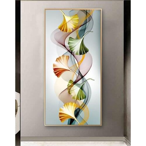 New Arrivals 5D DIY Full Round/Square Diamond Painting Ginkgo 3D Embroidery Cross Stitch Rhinestone Mosaic Home Decor Art Y1352