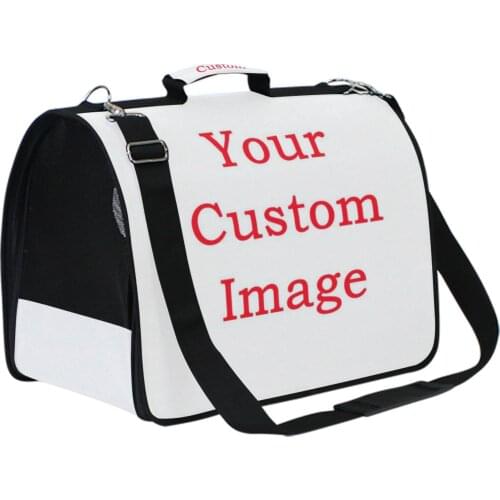 Cartoon Print Pet Carrier Bag Portable Outdoor Travel Foldable Pet Bag For Small Animals Mesh Breathable Pet Shoulder Handbag