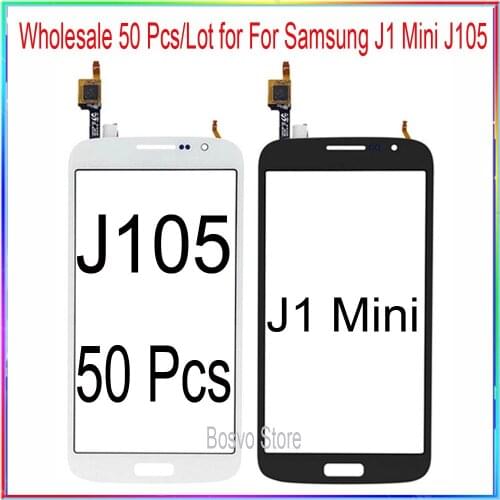 Wholesale 50 Pcs/Lot for Samsung J1 Mini J105 touch screen digitizer glass panel